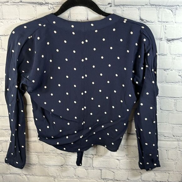🌼 Rails Navy and White Polka Dot Top - Size XS - Picture 5 of 5